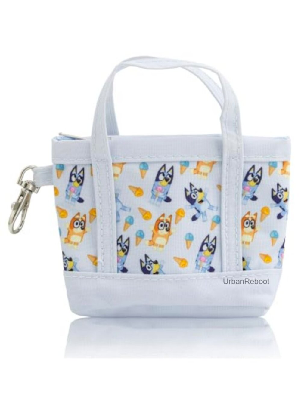 Bluey Micro Mini Tote Coin Purse Bag Charm Keychain Officially Licensed 3.5in